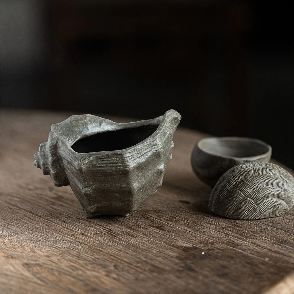 Conch Fairness Mug/ Shell Yixing Teacups 210ml/60ml