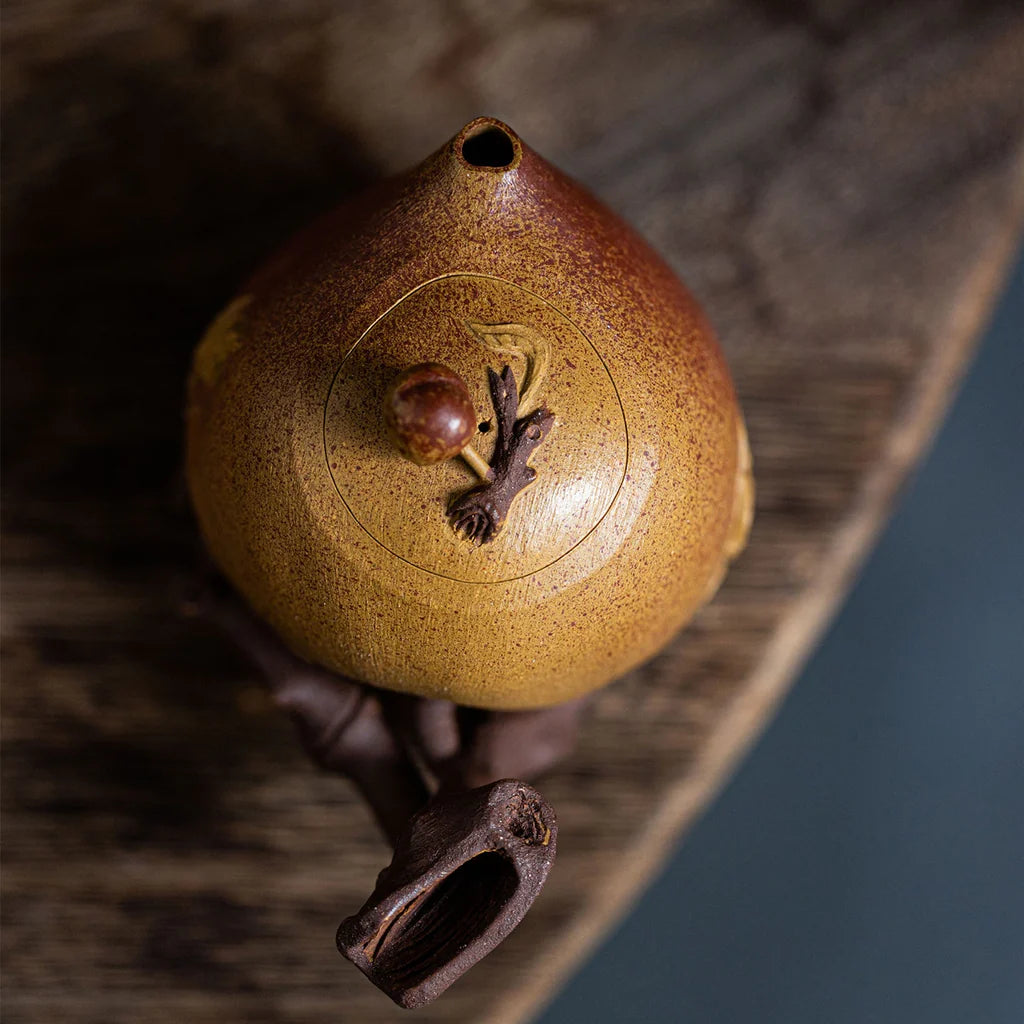 Peach Yixing Teapot 165ML