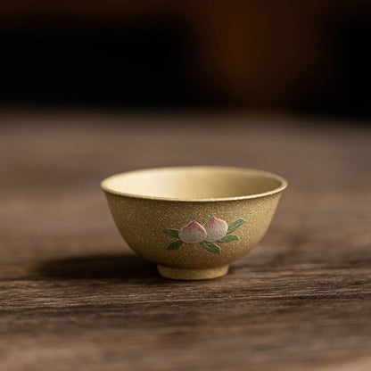 Cedar/Flower/Peach Yixing Teacup 50ml