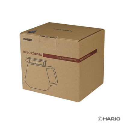 HARIO Colors Glass Coffee and Tea Server, 600ml