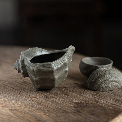 Conch Fairness Mug/ Shell Yixing Teacups 210ml/60ml