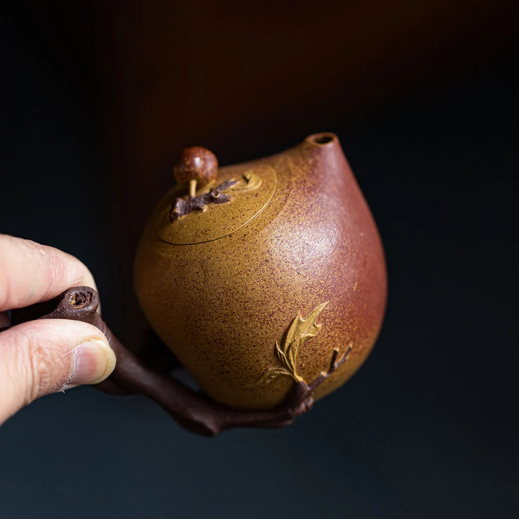 Peach Yixing Teapot 165ML