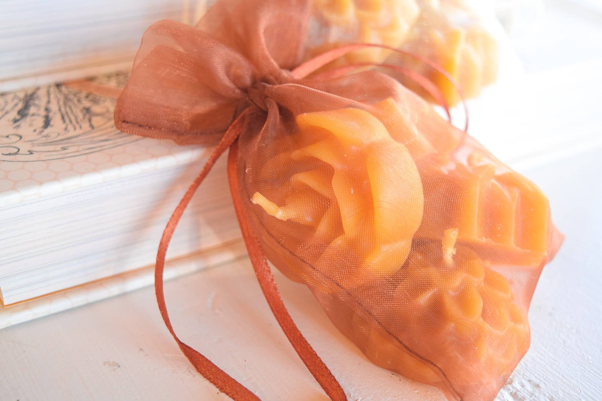 Beeswax Flower Tealight Set