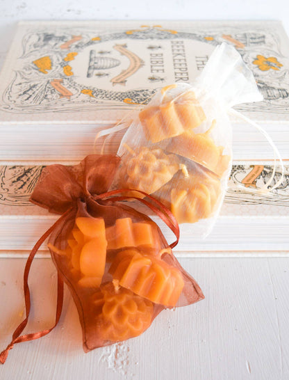 Beeswax Flower Tealight Set